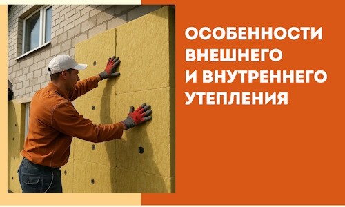 Какие особенности внешнего и внутреннего утепления в Новокуйбышевске