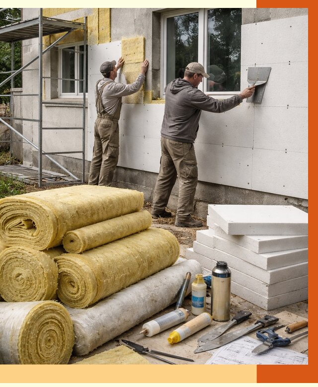 Утепление домов в Новокуйбышевске под ключ от 4302 руб/м2 | Профессионально — ТепломастерНвб