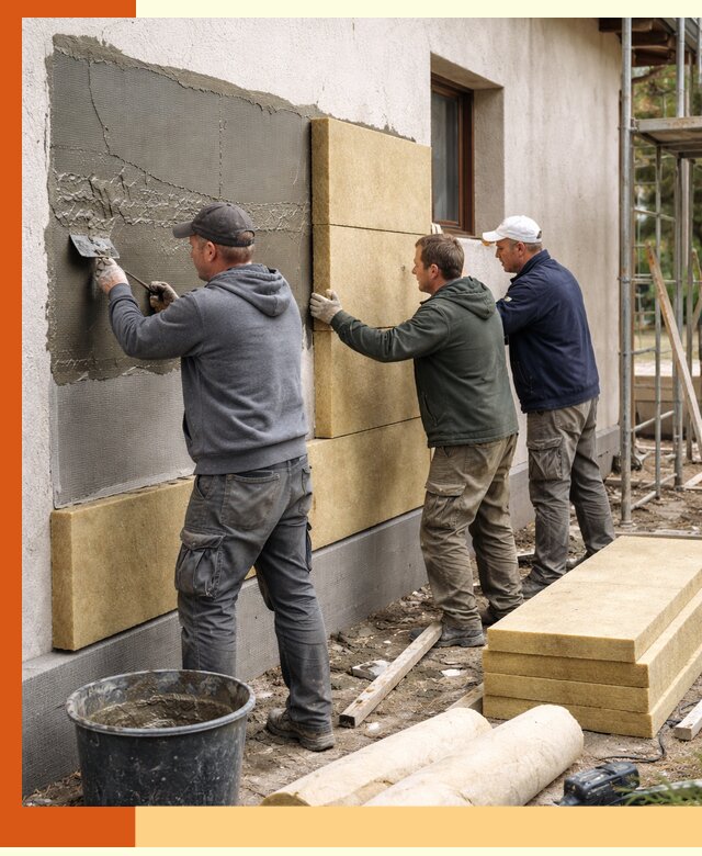 Утепление частного дома в Новокуйбышевске — тепло, экономия и надежность