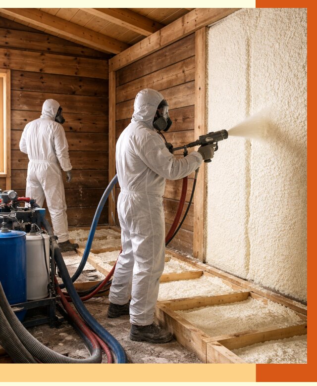 Утепление бани ппу в Новокуйбышевске под ключ от 4302 руб./м2 | ТепломастерНвб - напыление и монтаж ппу