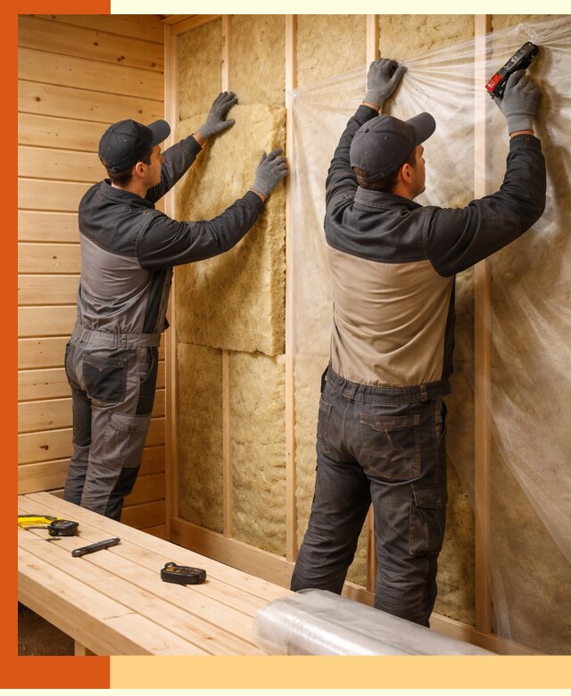 Профессиональное утепление сауны в Новокуйбышевске с гарантиями качества