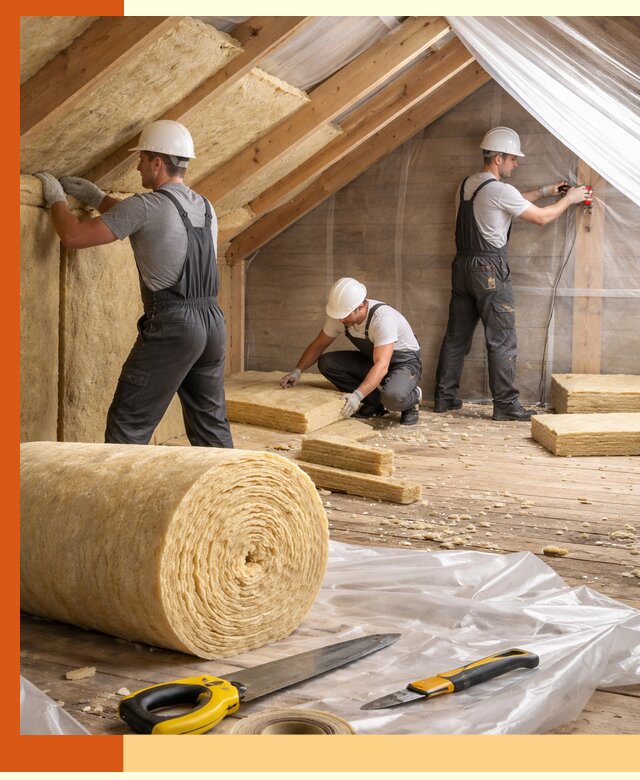 Профессиональное утепление мансарды в Новокуйбышевске качественно и надежно