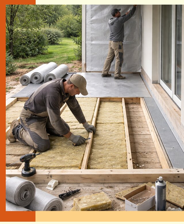 Утепление террасы в Новокуйбышевске — тепло и защита круглогодично