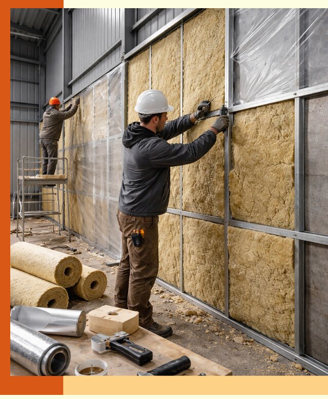 Утепление ангара в Новокуйбышевске — профессиональная теплоизоляция помещений