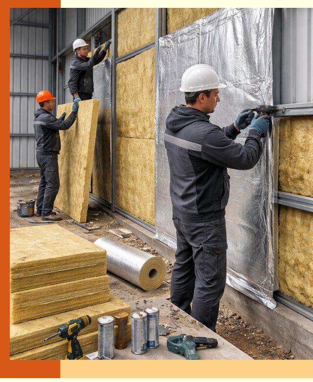 Утепление металлического ангара профессионально в Новокуйбышевске