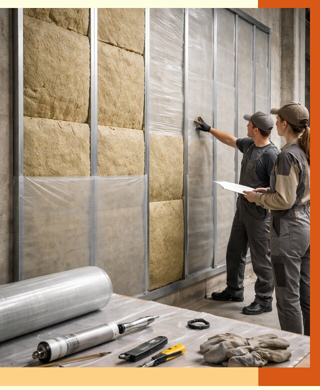 Утепление склада химсырья в Новокуйбышевске от 4609 руб. под ключ | ТепломастерНвб