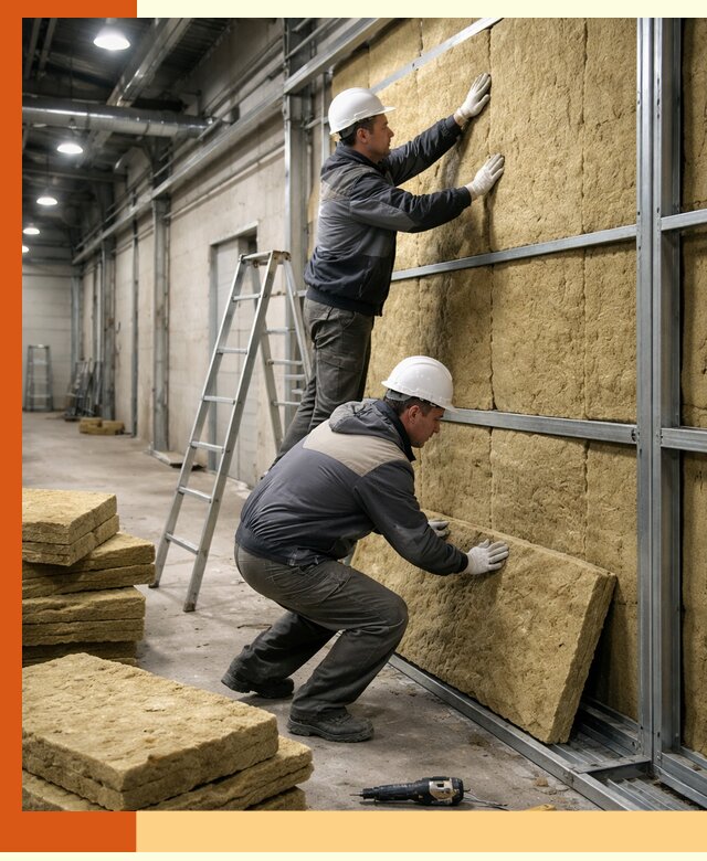 Утепление цеха под ключ в Новокуйбышевске с гарантией качества