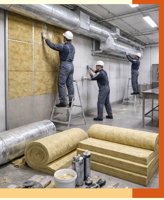 Утепление пищевого цеха в Новокуйбышевске от 12803 руб./м² — комплексно под ключ | ТепломастерНвб