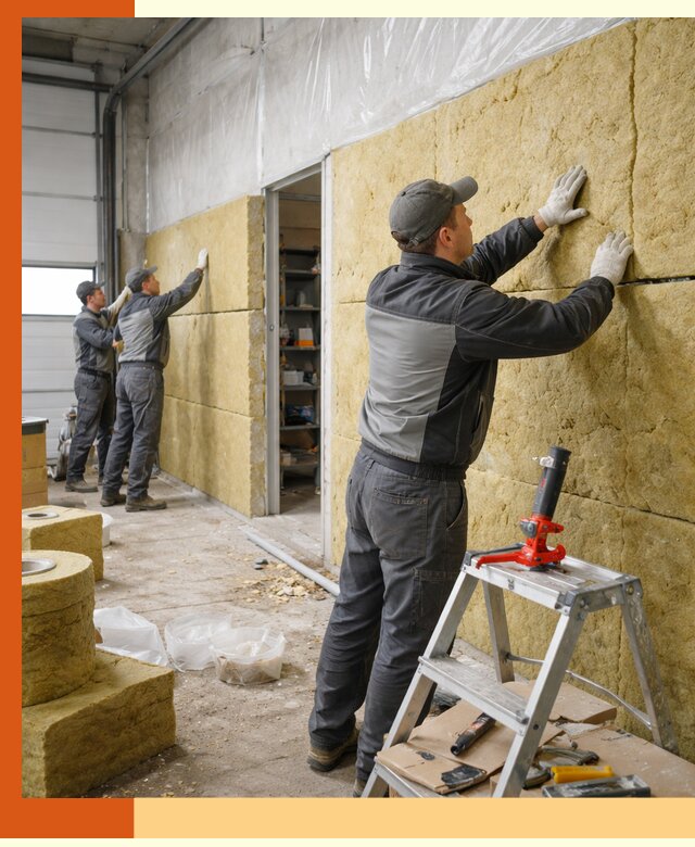 Утепление автосервиса и мастерских в Новокуйбышевске качественно и надёжно