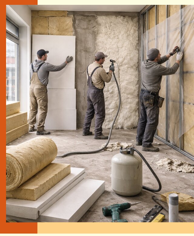 Утепление магазина в Новокуйбышевске: комплексные решения по теплоизоляции