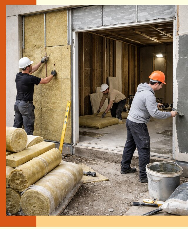 Утепление торгового павильона в Новокуйбышевске — качественно и энергоэффективно