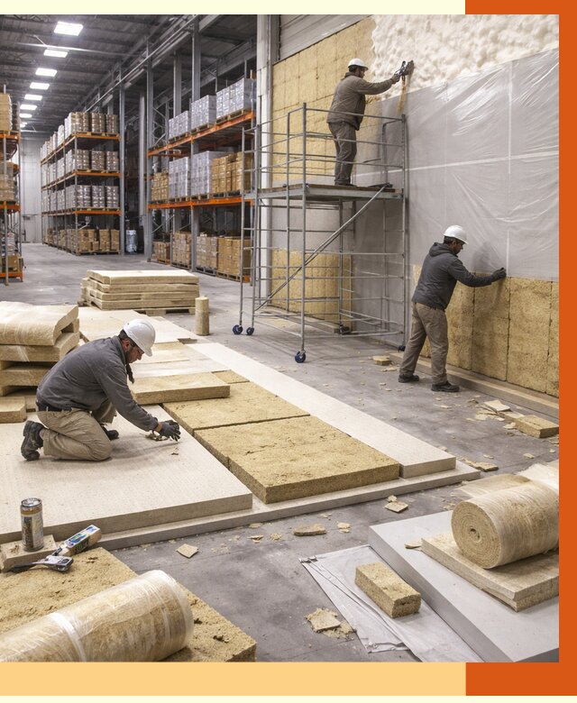 Утепление складского терминала в Новокуйбышевске от 7682 руб./м² под ключ | ТепломастерНвб