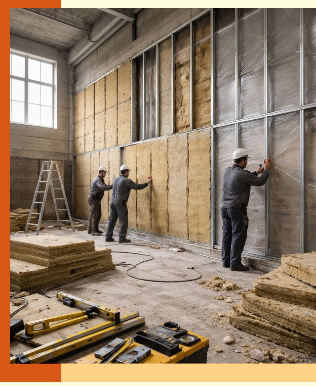 Утепление спортивного зала в Новокуйбышевске качественно и недорого