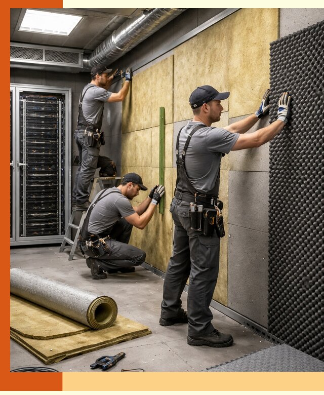 Утепление серверной комнаты профессионально в Новокуйбышевске