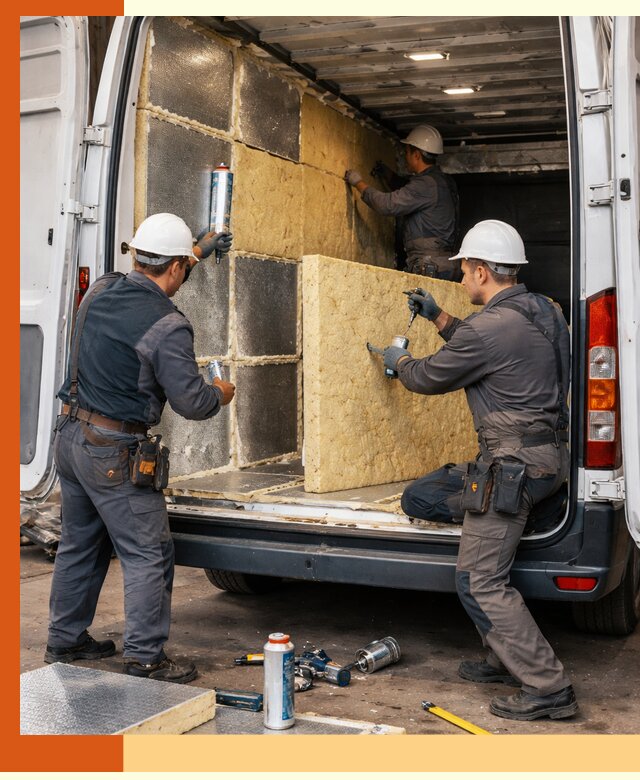 Утепление фургона-рефрижератора в Новокуйбышевске для сохранения температуры