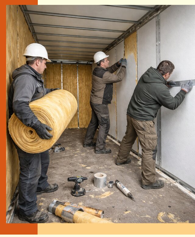 Утепление рефрижераторного контейнера в Новокуйбышевске профессионально и надежно