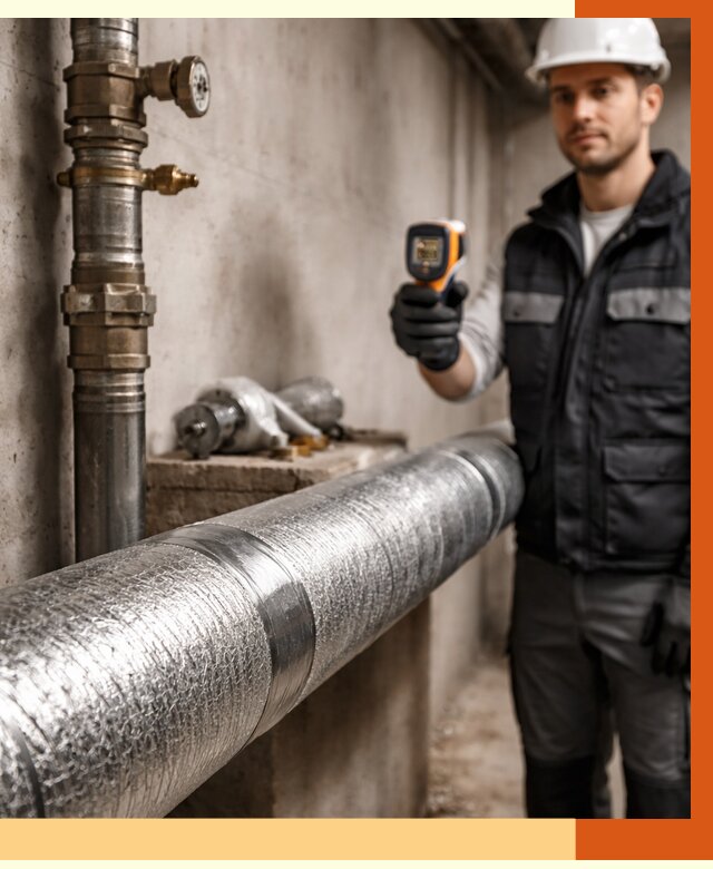 Утепление труб водоснабжения в Новокуйбышевске от 8706 руб. за м² — услуги ТепломастерНвб