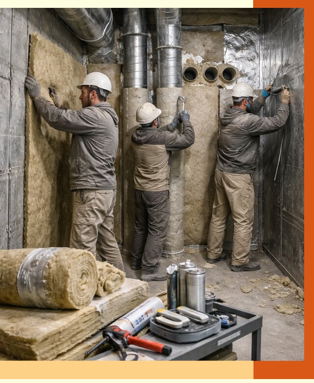 Утепление венткамеры в Новокуйбышевске под ключ от 1485 руб. — профессионально | ТепломастерНвб