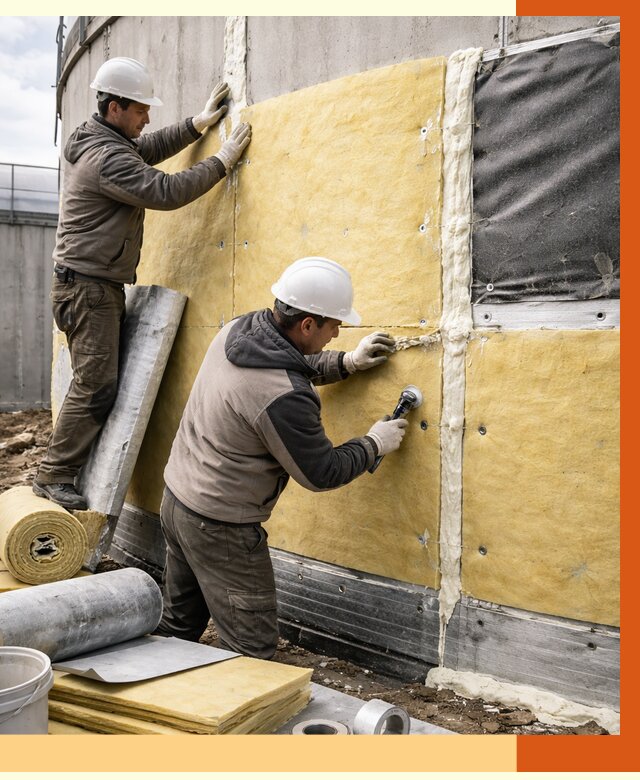 Утепление резервуара в Новокуйбышевске от 28166 руб/м2 — монтаж ППУ и комплекс под ключ | ТепломастерНвб