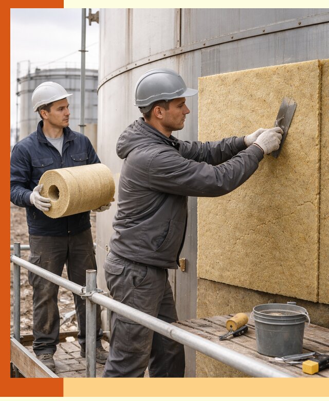 Профессиональное утепление резервуара и теплоизоляция в Новокуйбышевске