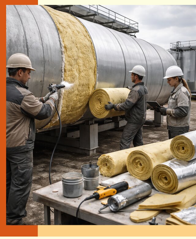 Утепление цистерны в Новокуйбышевске — утеплители и монтаж под ключ