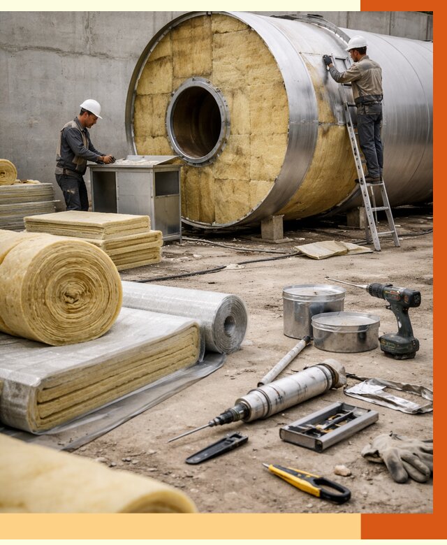 Утепление резервуара с топливом в Новокуйбышевске от 28166 руб. под ключ | ТепломастерНвб