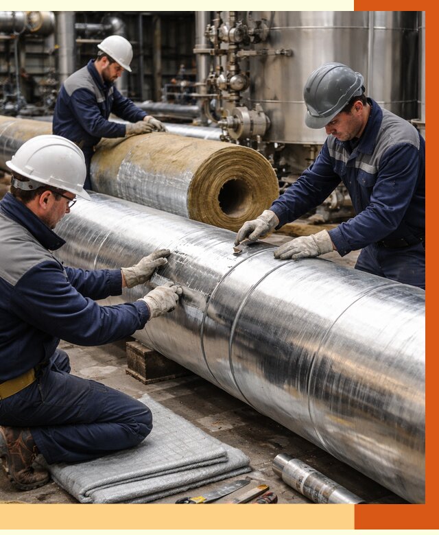 Утепление технологического оборудования в Новокуйбышевске от 4302 руб. за м2 | ТепломастерНвб