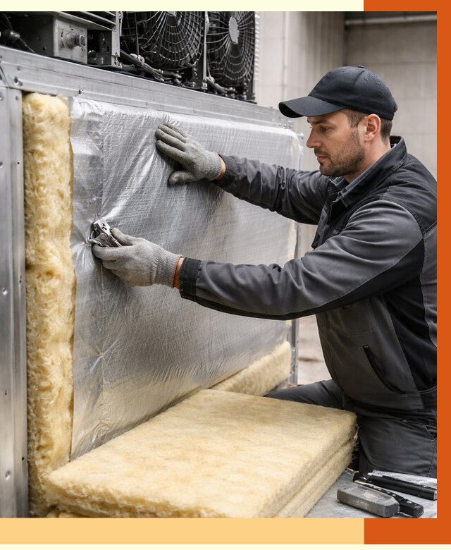 Утепление холодильного агрегата в Новокуйбышевске от 8706 руб. под ключ | ТепломастерНвб