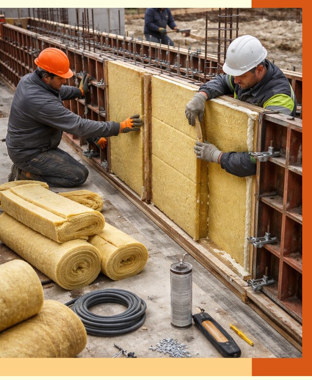 Теплоизоляция опалубки в Новокуйбышевске от 7374 руб. за м2 — услуги и монтаж | ТепломастерНвб