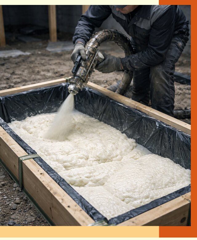 Заливка ППУ в формы в Новокуйбышевске от 2561 руб. — утепление форм под ключ | ТепломастерНвб