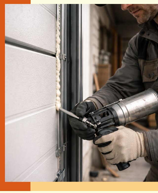 Заполнение пустот ворот в Новокуйбышевске профессионально и герметично