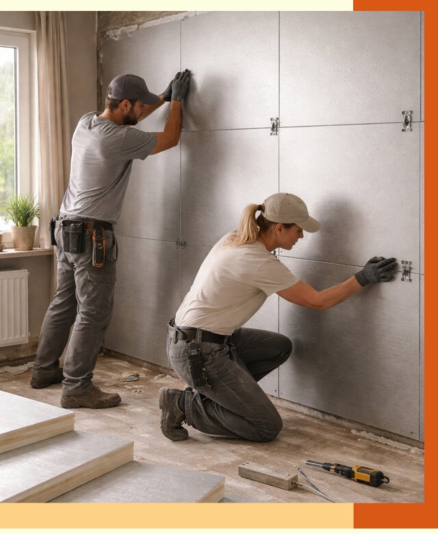 Утепление PIR панелями в Новокуйбышевске от 4302 руб. под ключ | ТепломастерНвб