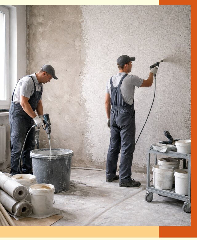 Утепление стен жидкой теплоизоляцией в Новокуйбышевске от 4302 руб/м² | ТепломастерНвб