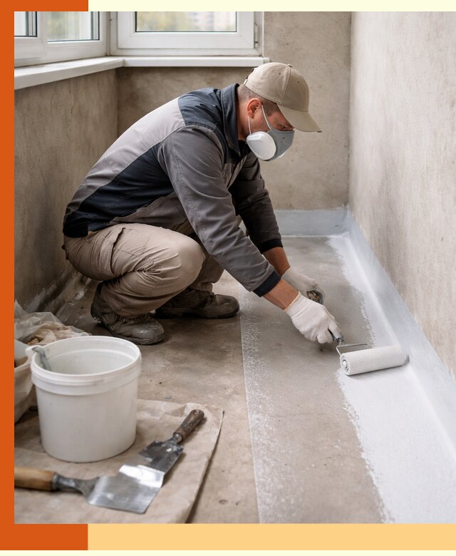 Утепление балкона жидкой теплоизоляцией в Новокуйбышевске