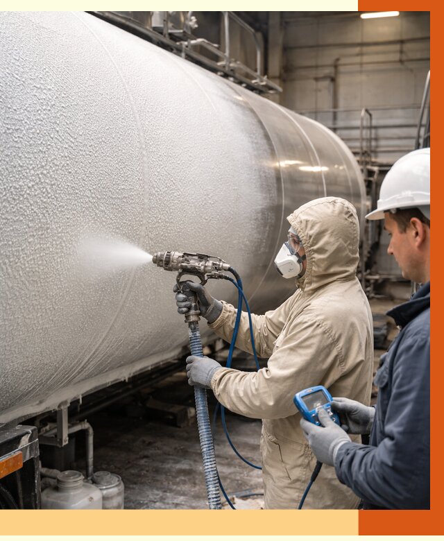 Утепление автоцистерны жидкой теплоизоляцией в Новокуйбышевске от 14851 руб. под ключ | ТепломастерНвб