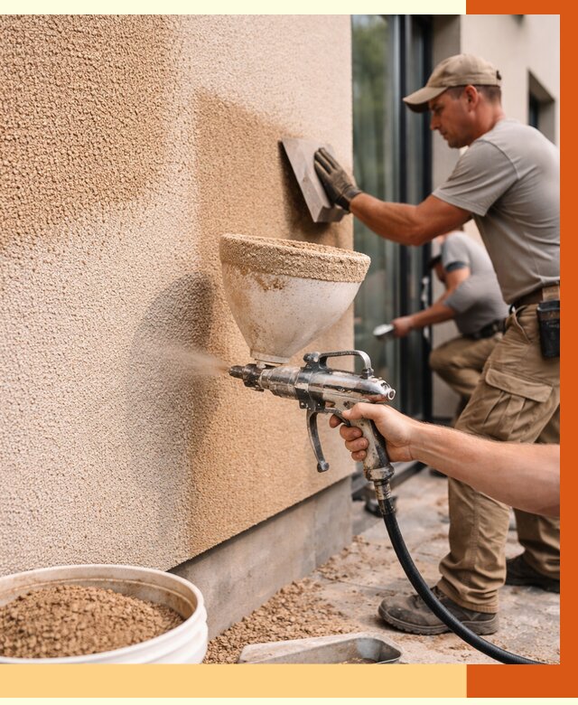 Утепление фасада жидкой пробкой в Новокуйбышевске от 4916 руб./м² под ключ | ТепломастерНвб