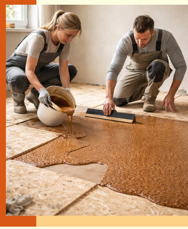 Утепление пола жидкой пробкой в Новокуйбышевске для квартир и домов