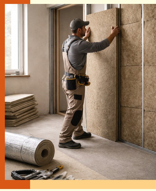 Шумоизоляция дома в Новокуйбышевске — комплексная защита от шума