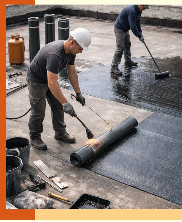 Гидроизоляция кровли в Новокуйбышевске — надежная защита от протечек