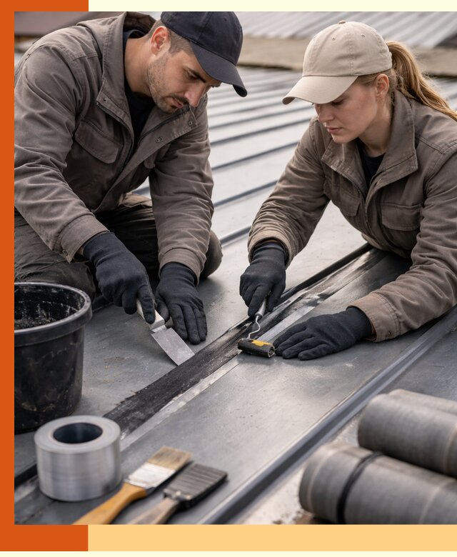 Гидроизоляция фальцевой кровли в Новокуйбышевске качественно и надежно