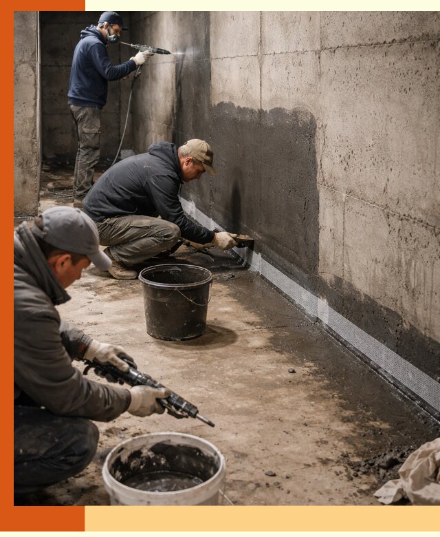 Гидроизоляция подвала в Новокуйбышевске — комплексная защита от влаги