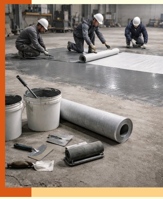 Гидроизоляция промышленного пола в Новокуйбышевске — защита и долговечность