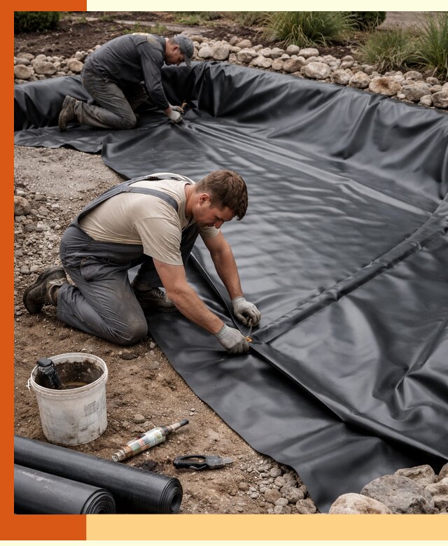 Гидроизоляция пруда в Новокуйбышевске: надежная защита и герметизация