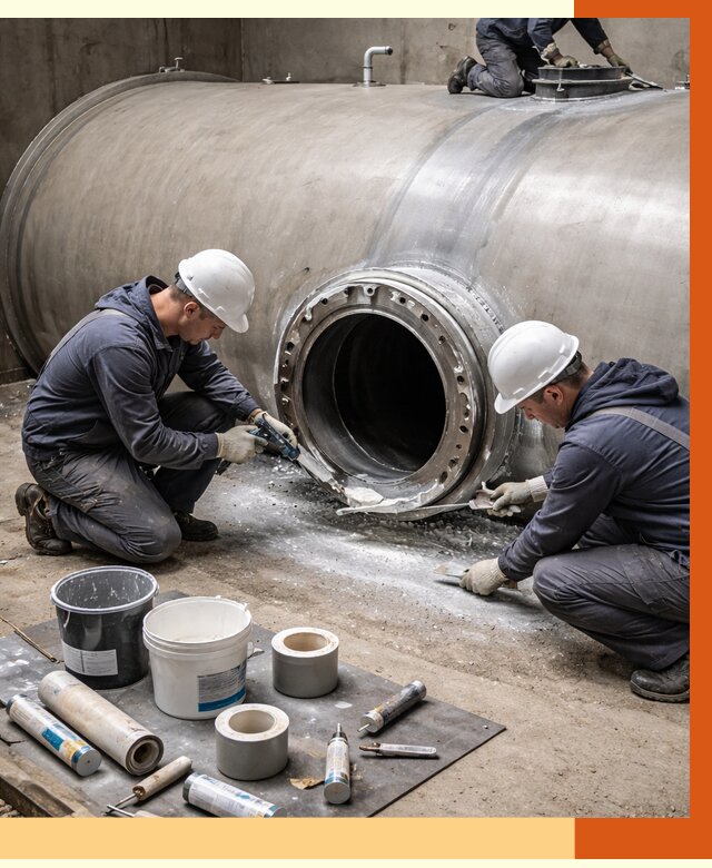 Гидроизоляция резервуара с топливом в Новокуйбышевске от 76815 руб. под ключ | ТепломастерНвб