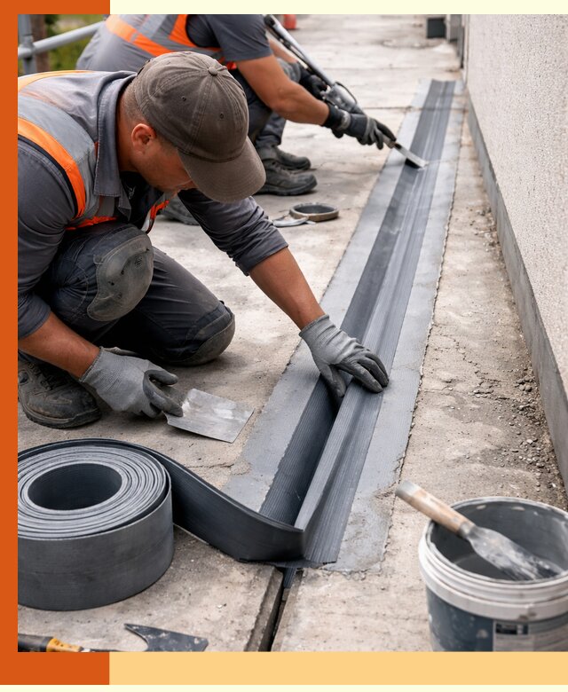 Гидроизоляция деформационного шва в Новокуйбышевске профессионально и надежно