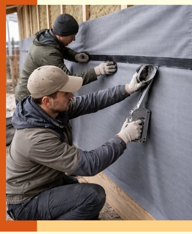 Монтаж ветроизоляции зданий и конструкций в Новокуйбышевске